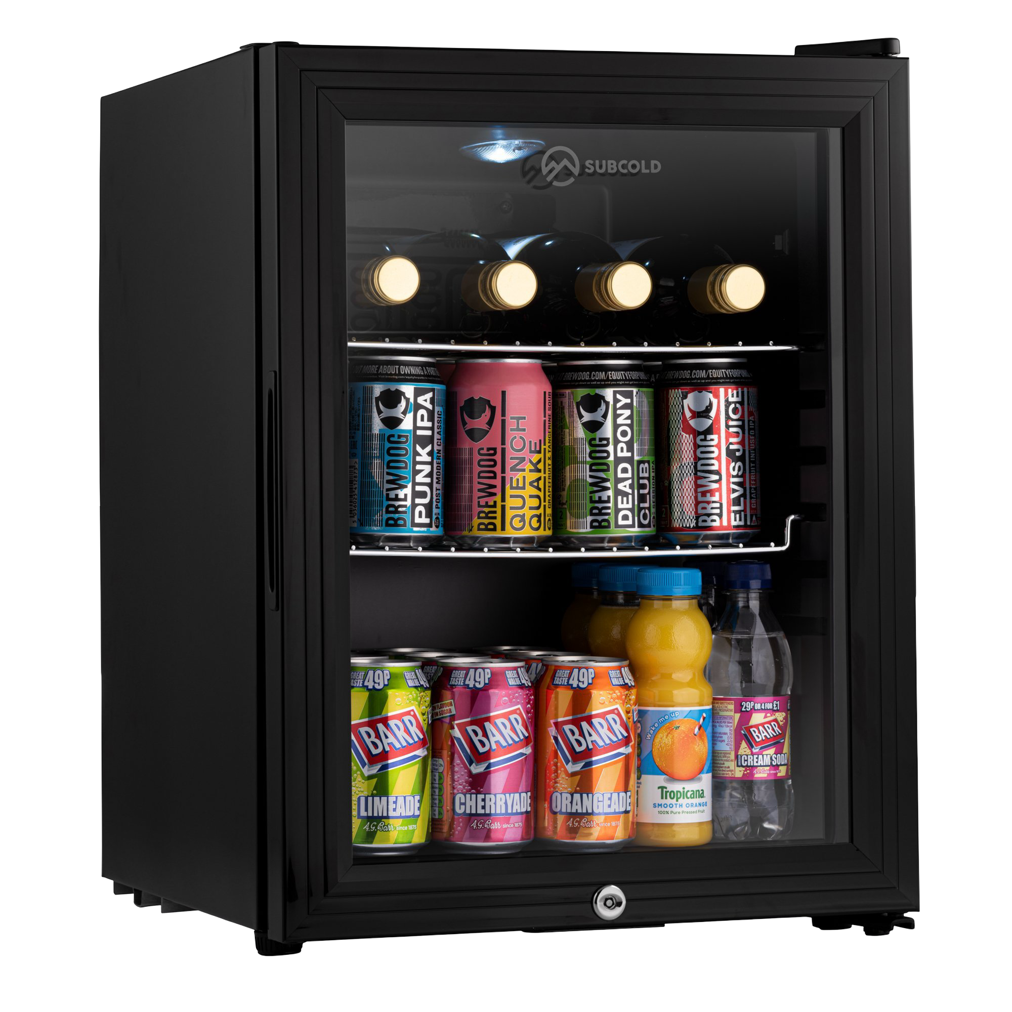 Subcold Super 35 LED Beer Fridge - Black | Refurbished