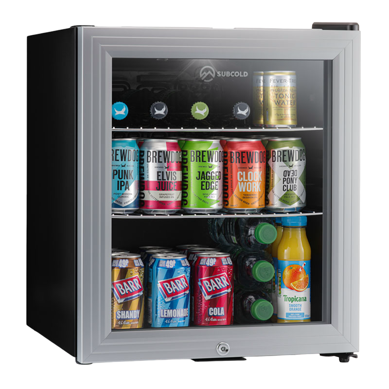 Subcold Super 50 LED Beer Fridge - Silver | Refurbished