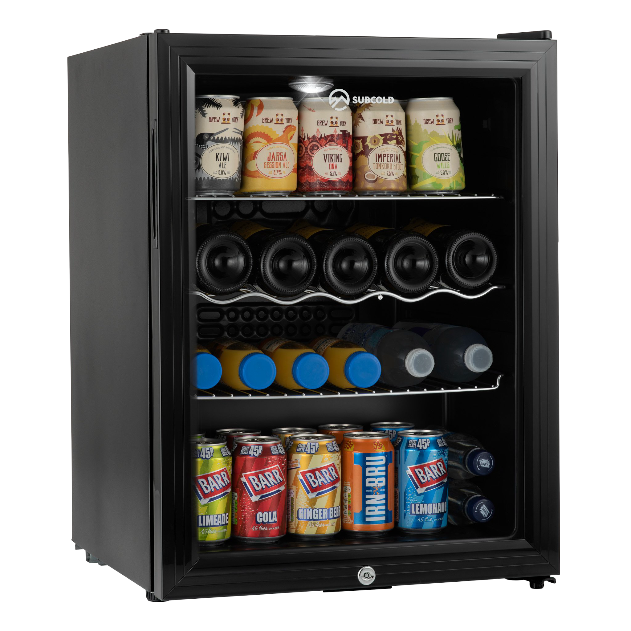 Subcold Super 65 LED Beer Fridge - Black | Refurbished