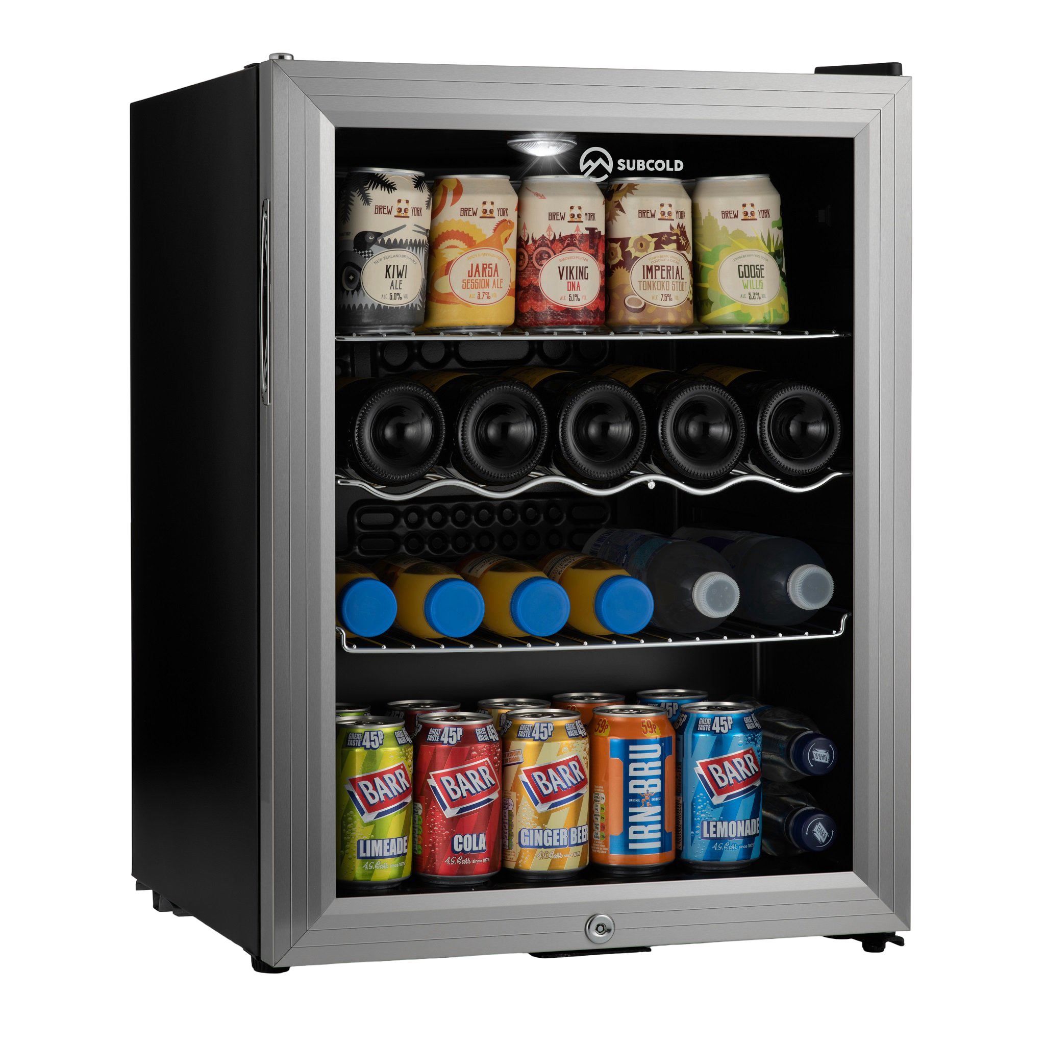 Subcold Super 65 LED Beer Fridge - Silver | Refurbished