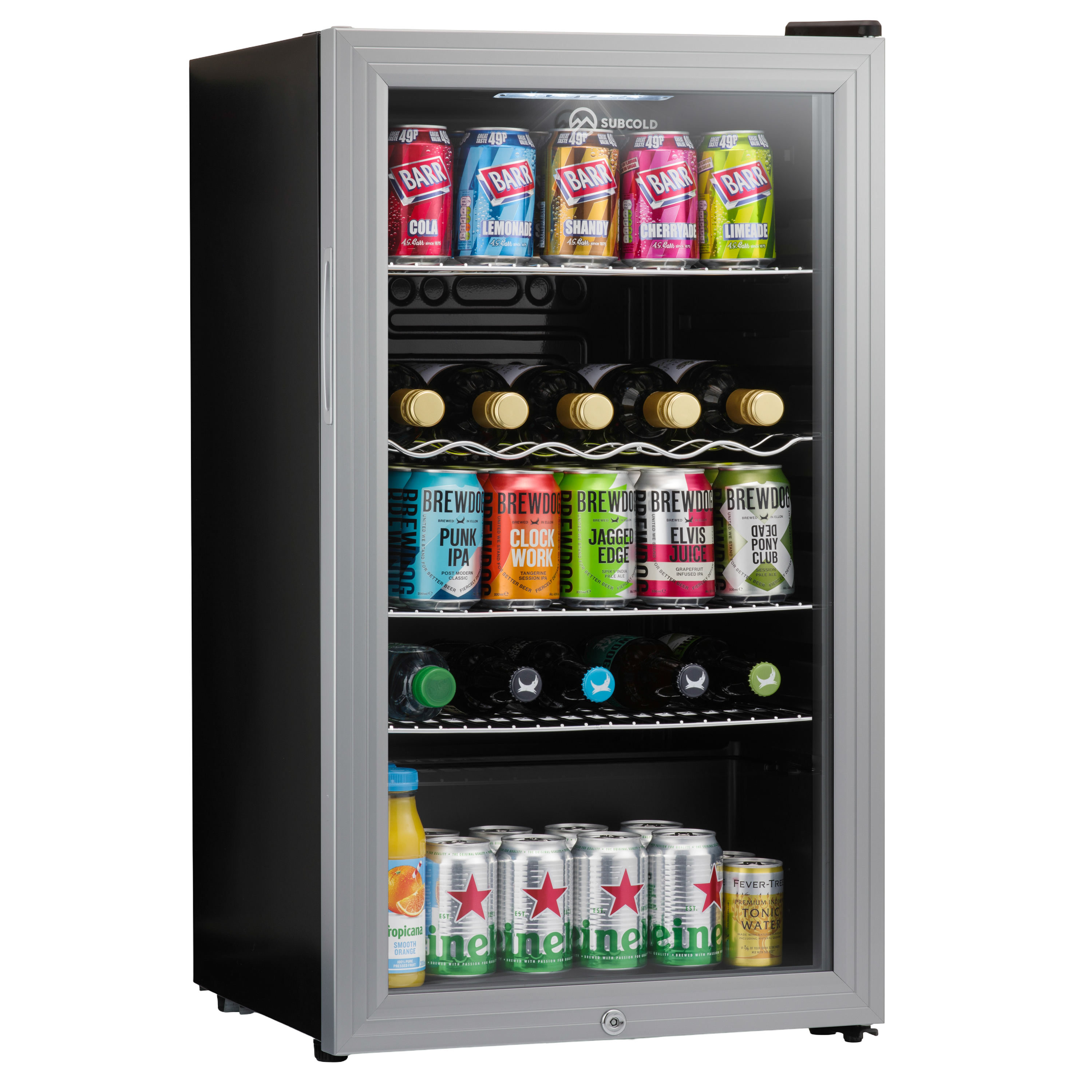 Subcold Super 85 LED Beer Fridge - Silver | Refurbished