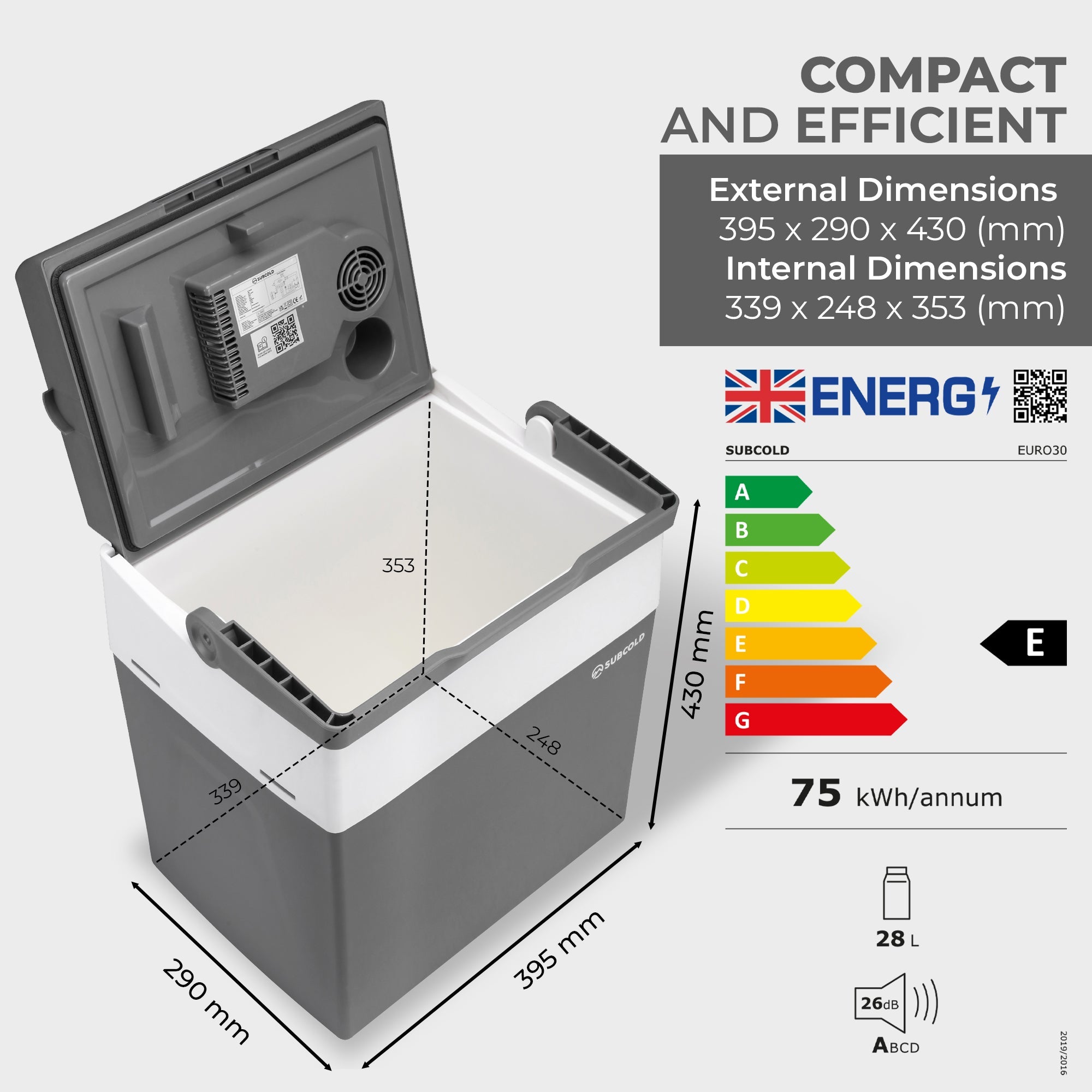 Subcold Euro30 Thermoelectric Cool Box - Refurbished