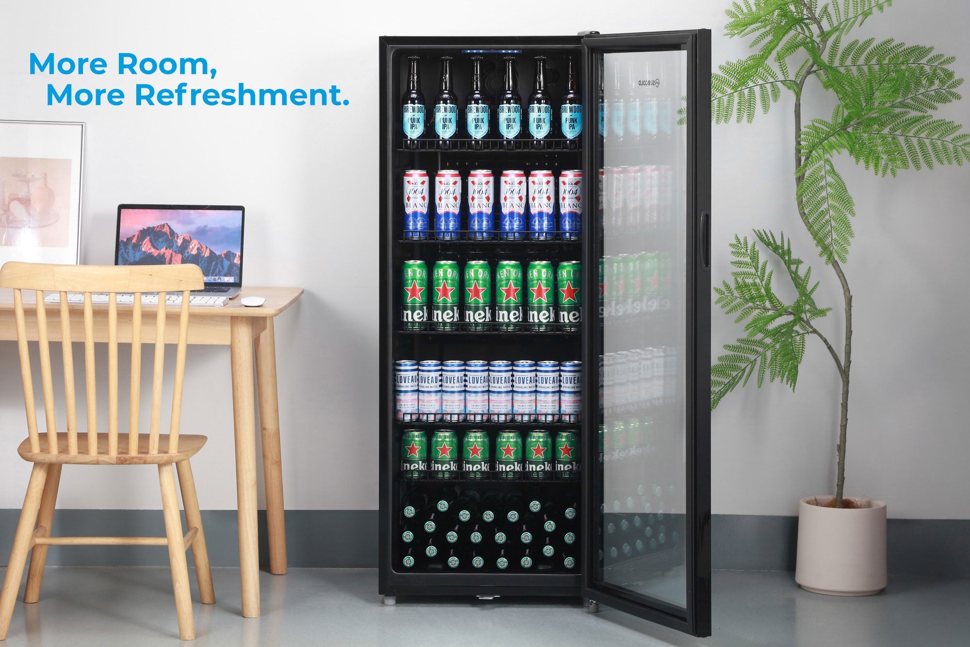 Subcold Maxi250 Tall Drinks Fridge Black | Refurbished