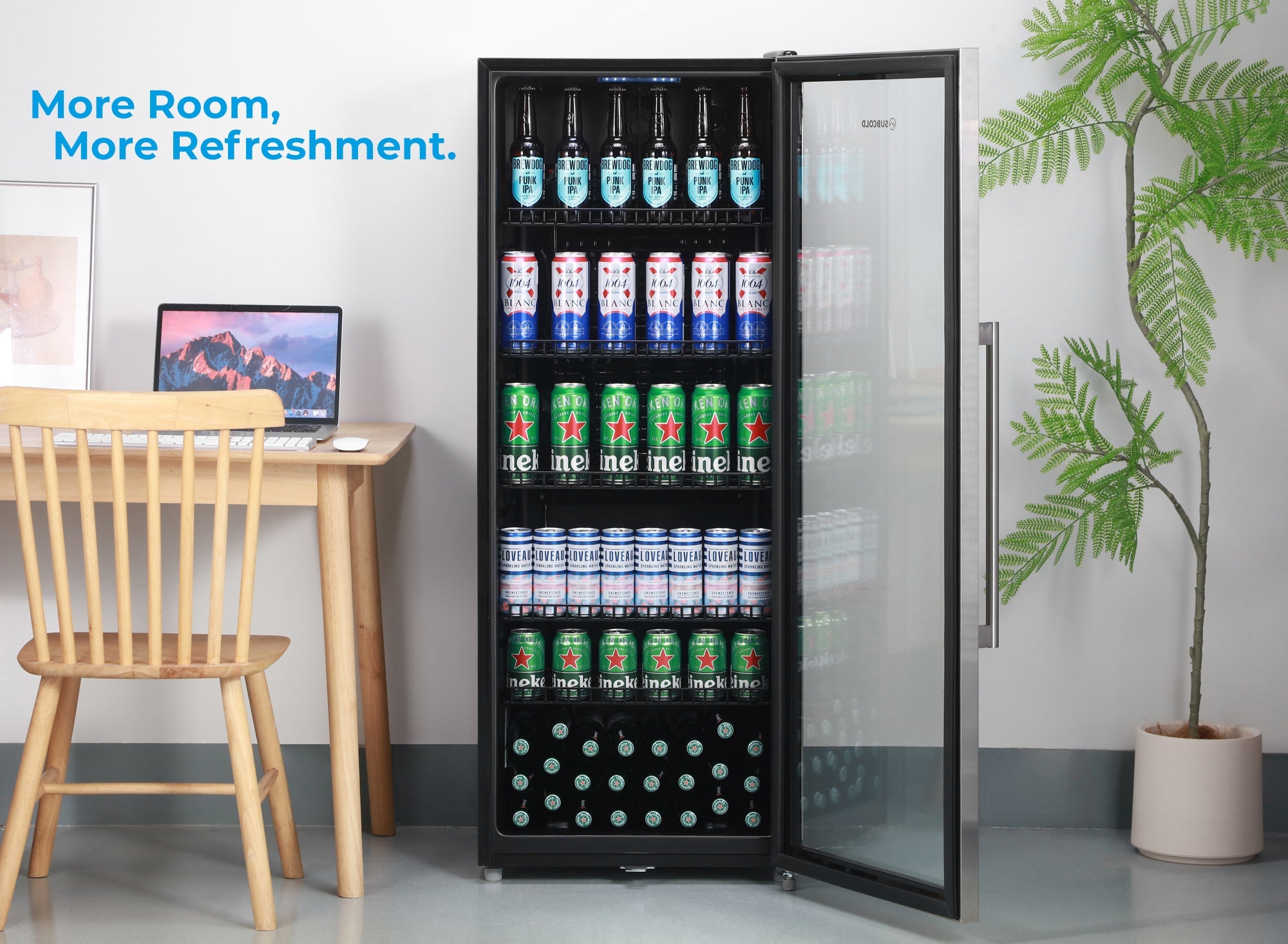 Subcold Maxi250 Tall Drinks Fridge Stainless Steel | Refurbished