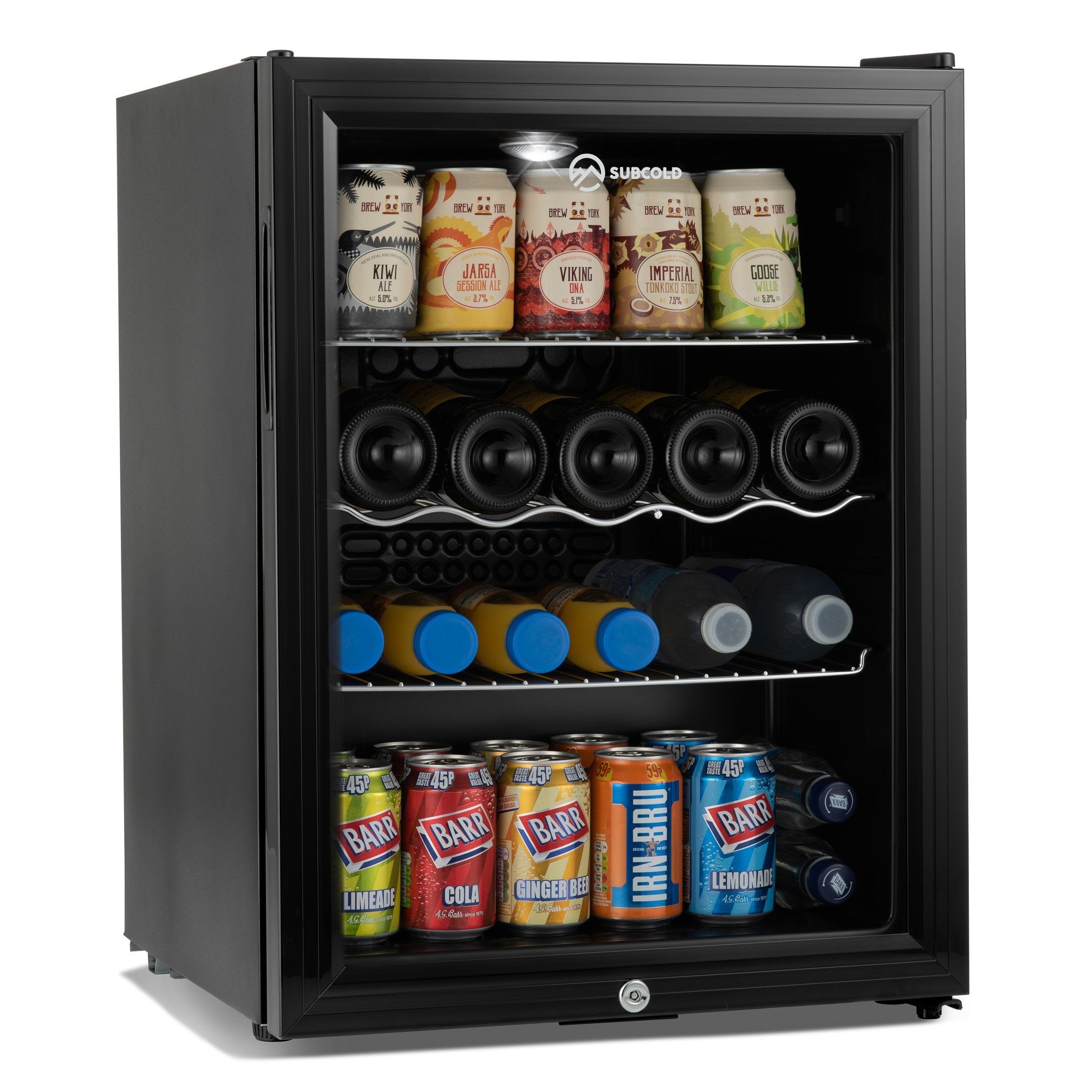 Subcold Super 65 LED Beer Fridge - Black | Refurbished