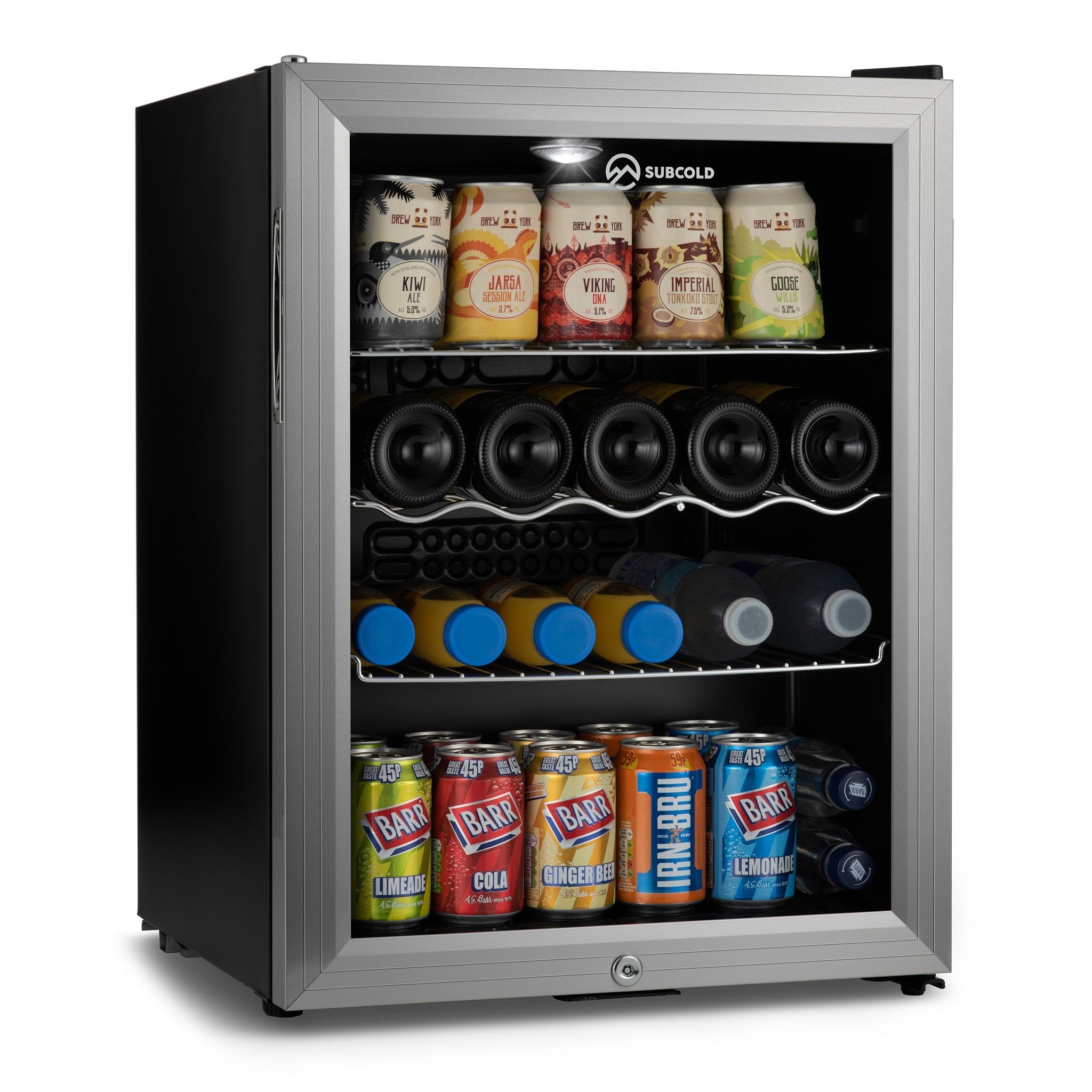 Subcold Super 65 LED Beer Fridge - Silver | Refurbished
