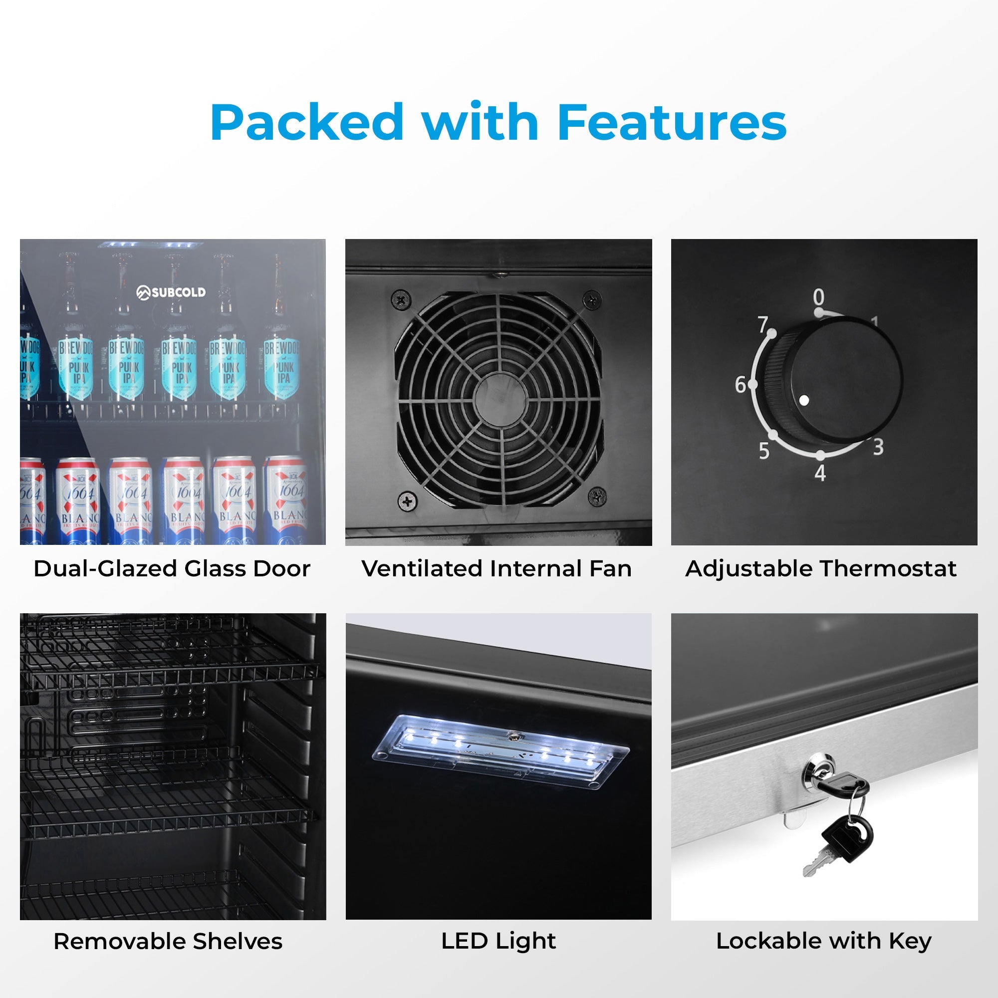 Subcold Maxi250 Tall Drinks Fridge Stainless Steel | Refurbished
