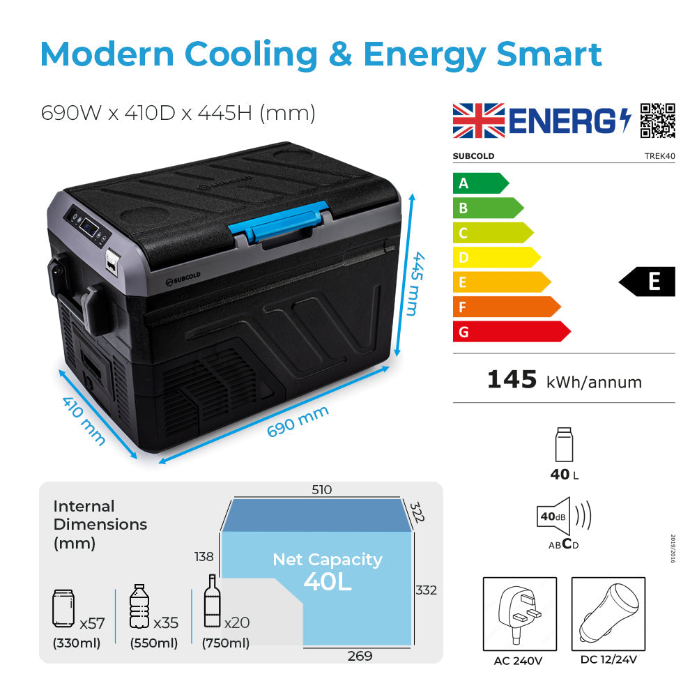 Subcold Trek40 Portable Car Fridge Refurbished
