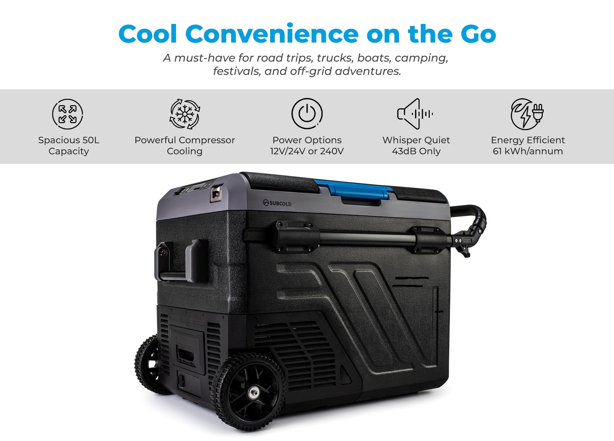 Subcold Trek50-DZ Portable Car Fridge Refurbished